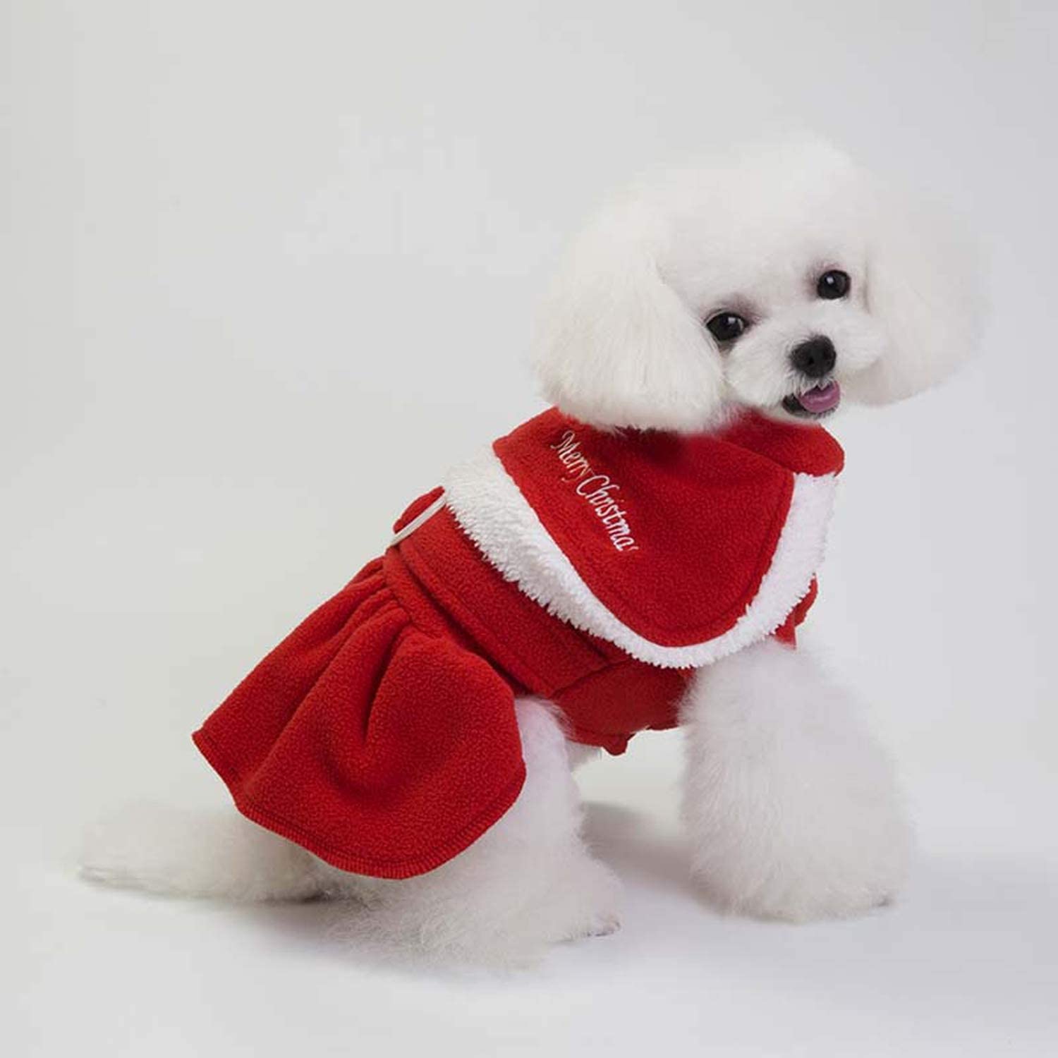  NA Ropa de Navidad para Perros cálidos Vestido y Abrigo Ropa para Cachorros Ropa para Mascotas para Perros Yorkshire Terrier Chihuahua 2 M 