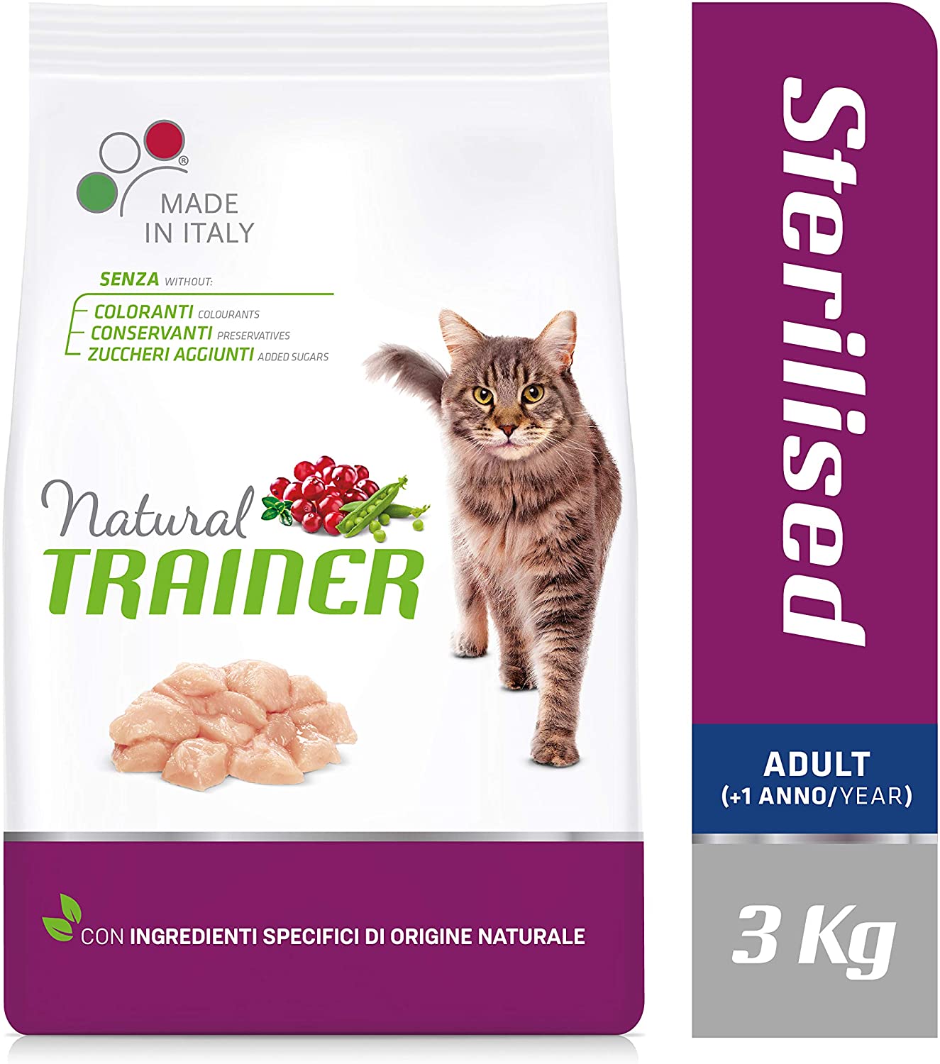  Natural TR. Gato Adult Sterilised Carni Blancas kg. 3 