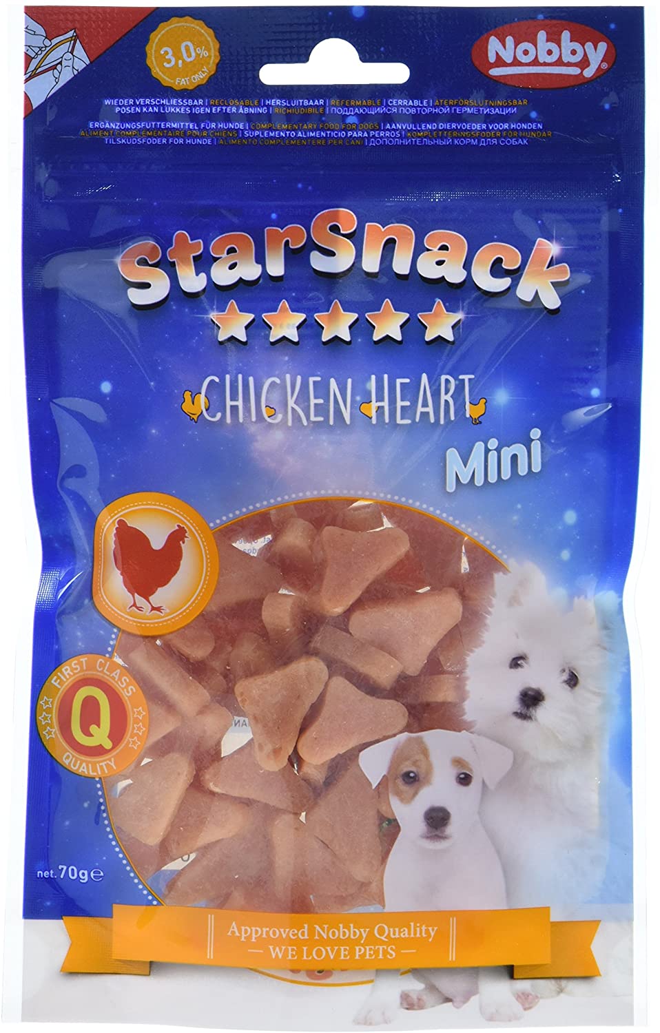  Nobby Star Snack Mini Aperitivos – para Cachorros y Perros pequeños 