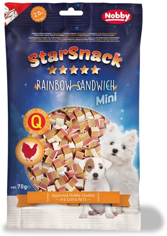  Nobby Star Snack Mini Aperitivos – para Cachorros y Perros pequeños 