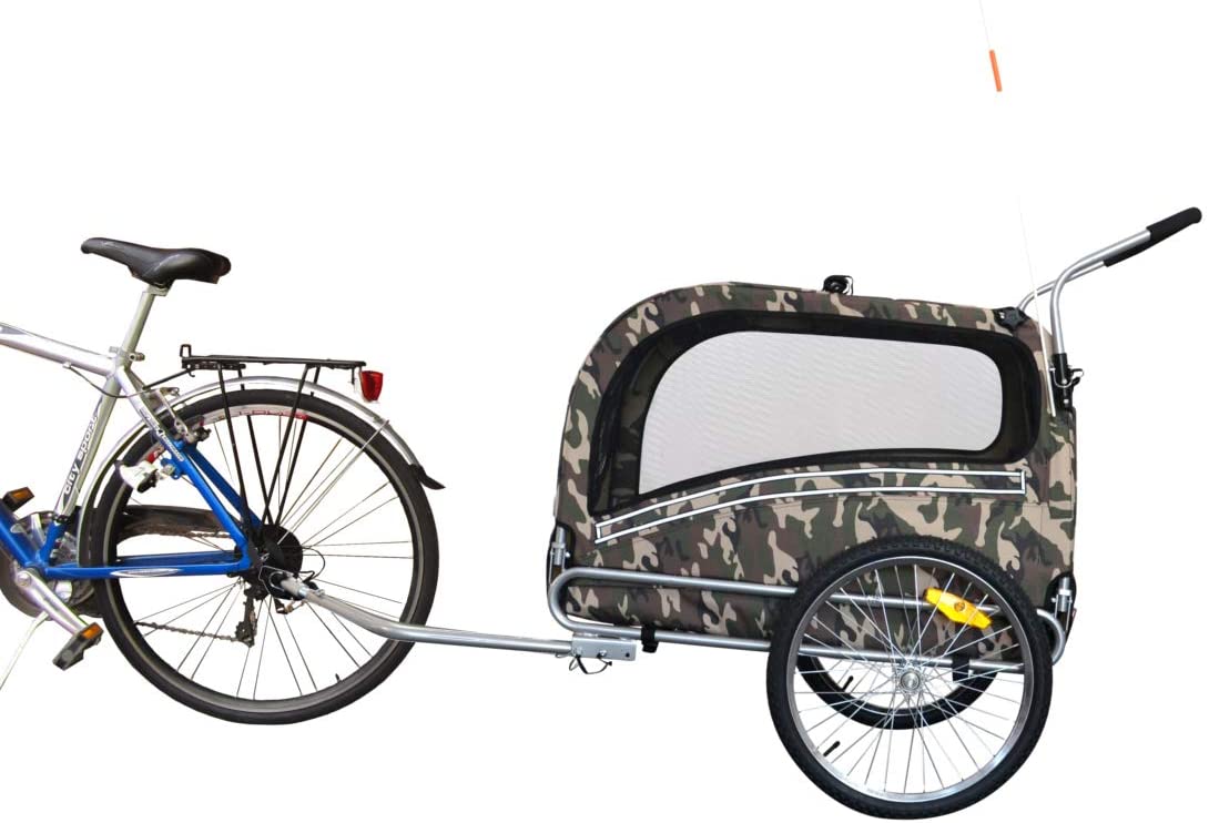  PAPILIOSHOP ARGO Remolque y carrito cochecito para el transporte de perro perros mascota por bici bicicleta carro bicicletas silla de paseo 