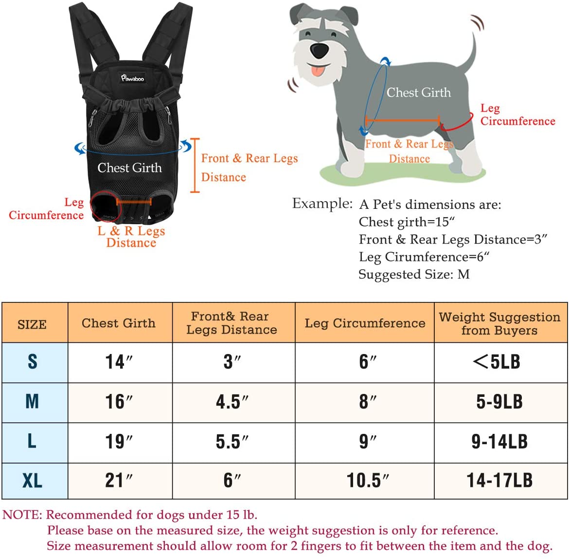  Pawaboo Mochila del Perro - Adjustable Bolsa Delantera Pet Front Cat Dog Carrier Backpack/Piernas Afuera & Fácil de Ajustar para Viajar/Senderismo/Camping, Talla M - Camuflaje 
