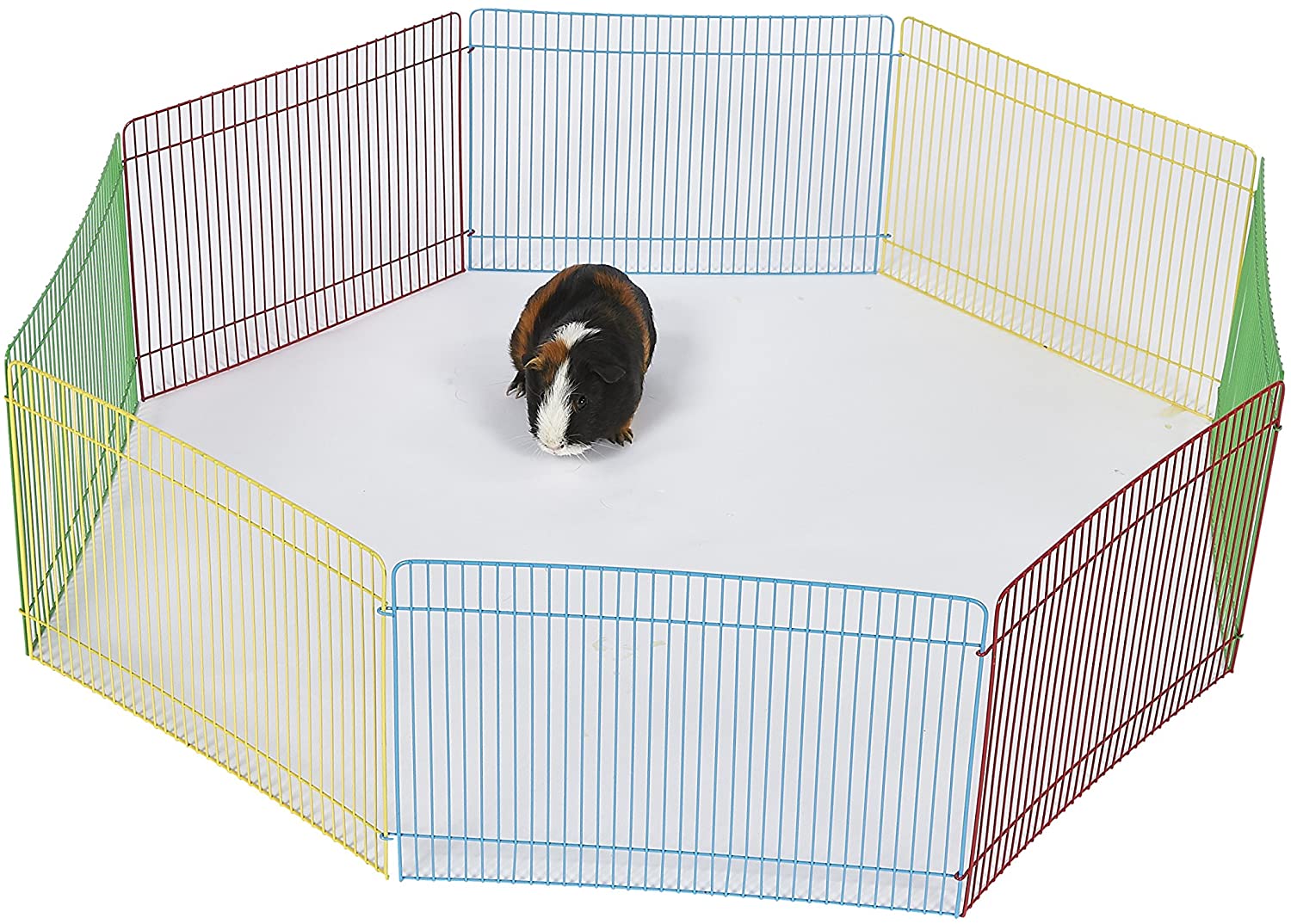  Pet Ting - Parque de Juegos para hámster de Conejo, 34 x 23 cm, 8 Piezas 