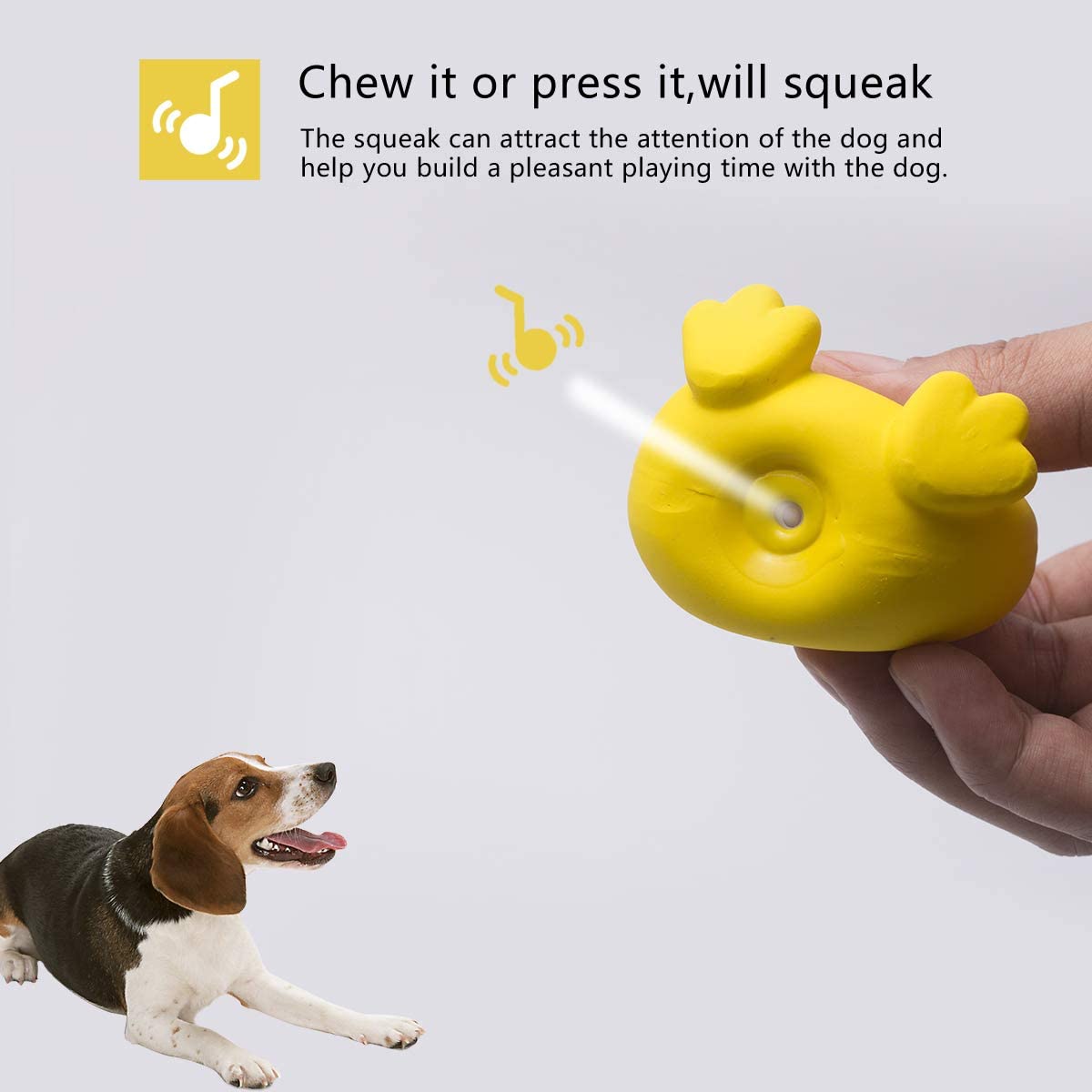  Petper Cw-0074EU - Juguetes de látex para perros y gatos, juguetes con sonido interactivos de entrenamiento para perros adultos y cachorros 