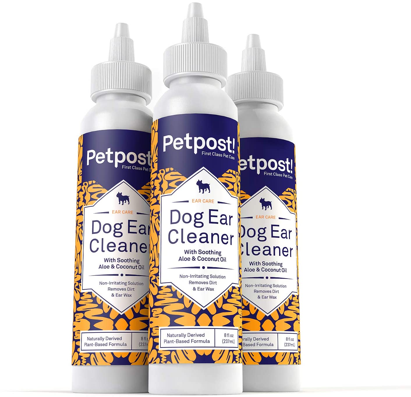  Petpost | Limpiador de Oídos de Perros – Solución de Aceite de Coco Natural – El Mejor Tratamiento para Garrapatas de Oído de Perro e Infecciones – Libre de Alcohol e Irritantes – 8 Oz. 