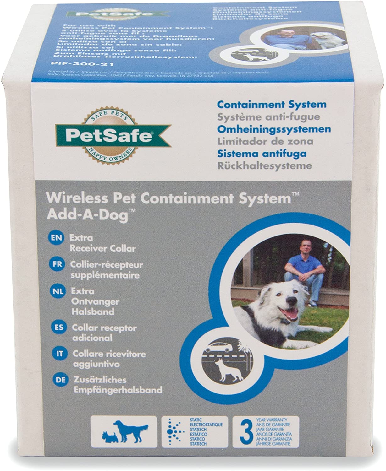  PetSafe Collier-récepteur Notebook Add-a-Dog para el Sistema antifugas inalámbrico Wireless Pet Containment 
