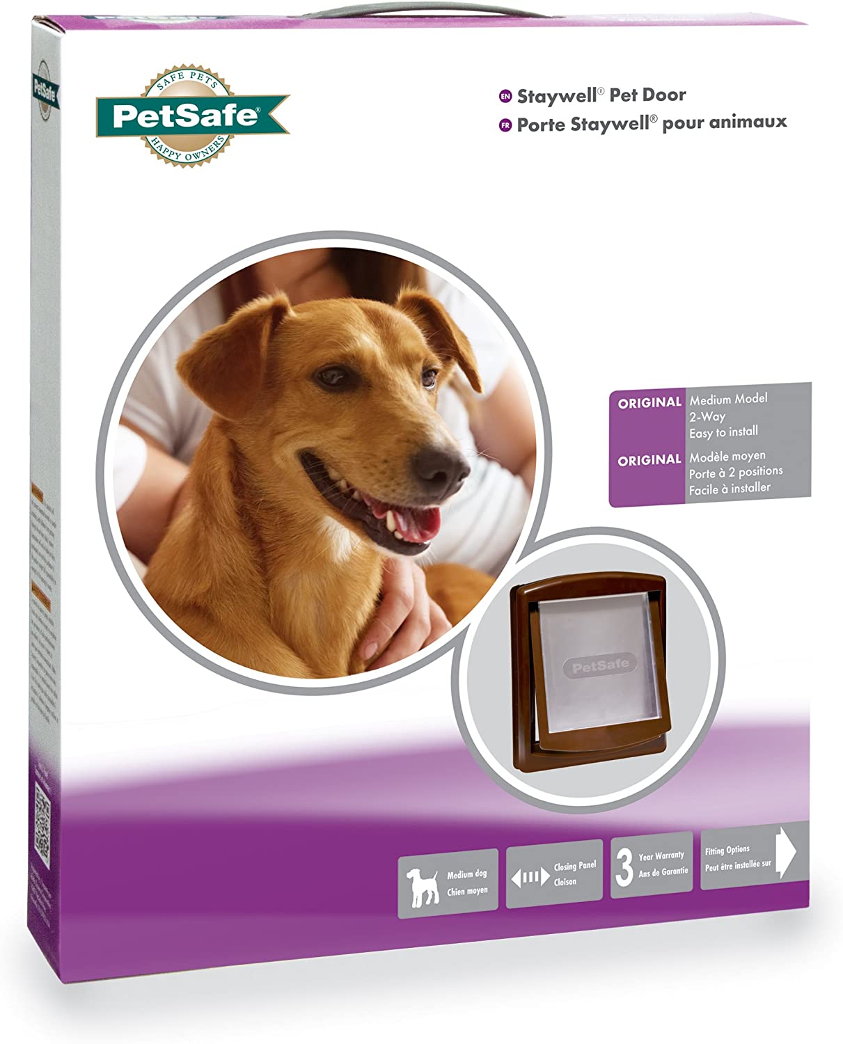  PetSafe Staywell de 2 Vías de Mascotas Tapa 
