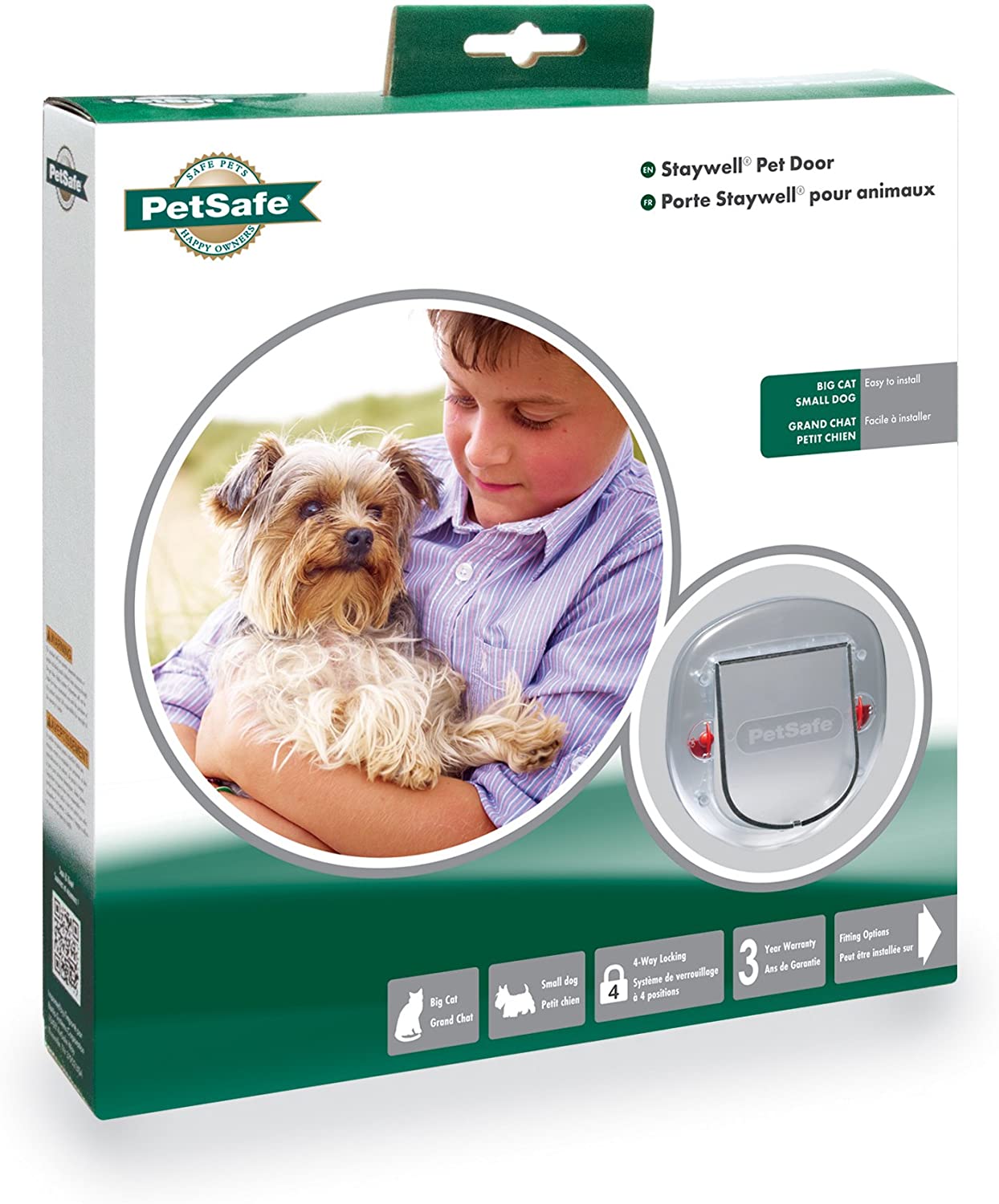  PetSafe Staywell Mascotas Tapa, para Gatos Grandes o pequeños Perros 