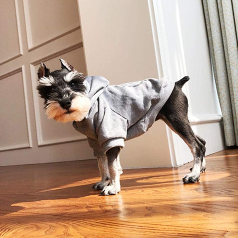  PONNMQ Espesar la Ropa para Perros Winter Puppy Dog Costume Ropa para Mascotas de Moda para Perros pequeños y medianos Sudadera con Capucha Warm Cat Dogs Costume York, 1, XS 