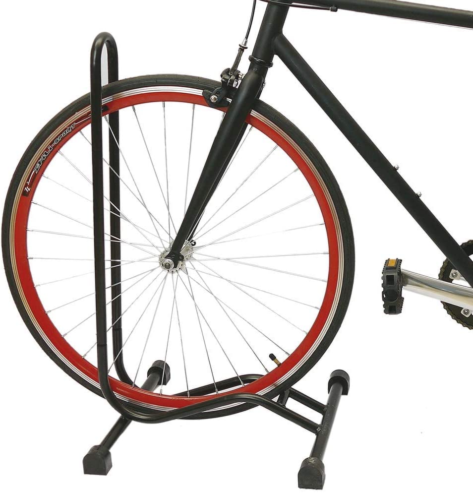  PrimeMatik - Soporte de Bicicleta para Aparcamiento con Sistema de fijación de Rueda 