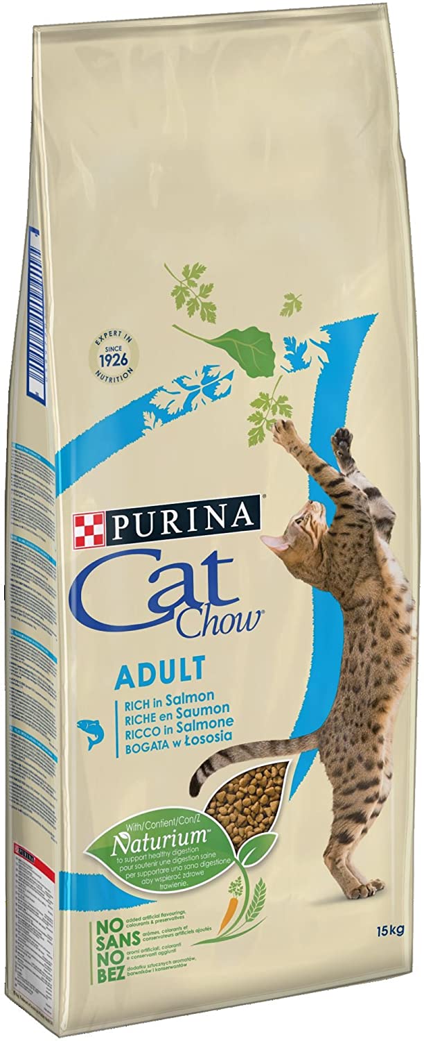  Purina Cat Chow Gato Adulto Salmón y Atún 15 Kg 