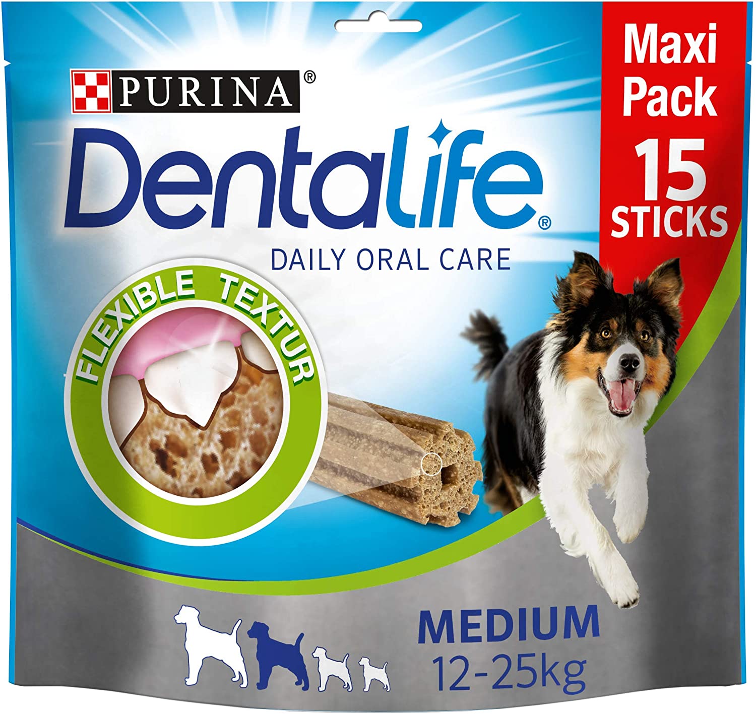  Purina DentaLife - Aperitivos de Cuidado Dental Diario para Perros 