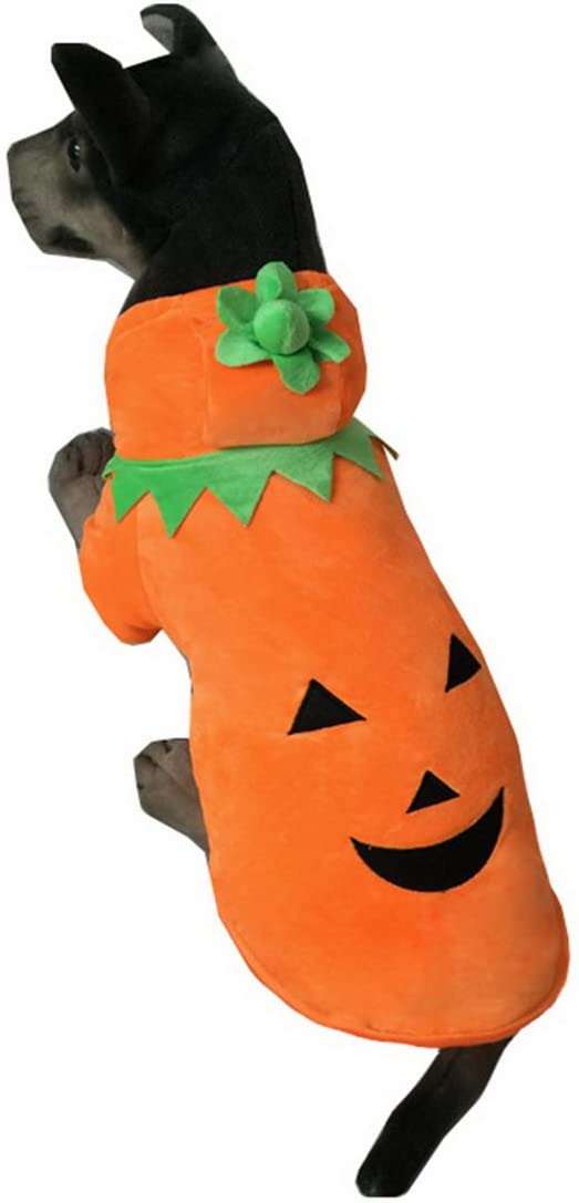  ranphy mediano mascota/gato abrigo para niños niñas perro cachorro de calabaza para adulto pijama Doogy invierno Prendas de vestir naranja 