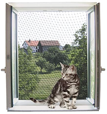  Red de protección para gatos 6 x 3 m, transparente 