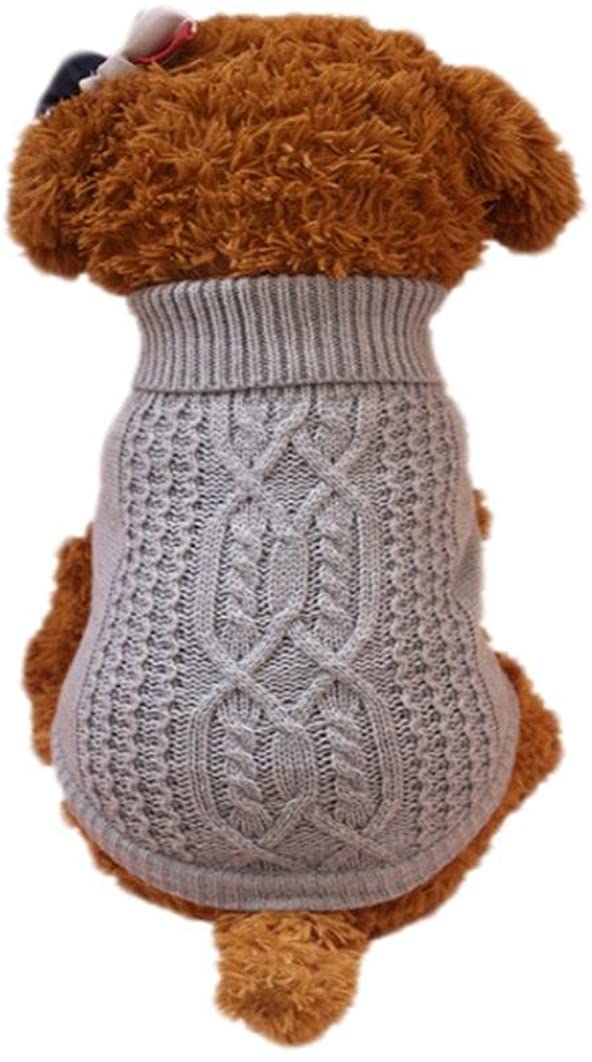  RETUROM Ropa para Mascotas Suéter cálido de Moda para Perros pequeños 