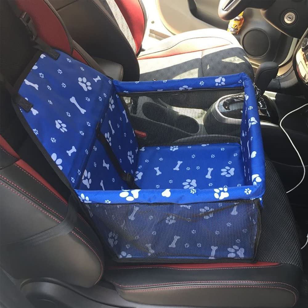  Roblue asiento de auxiliar de coche para perro funda impermeable para asiento de animales de tejido Oxford 40 * 32 * 25 cm 
