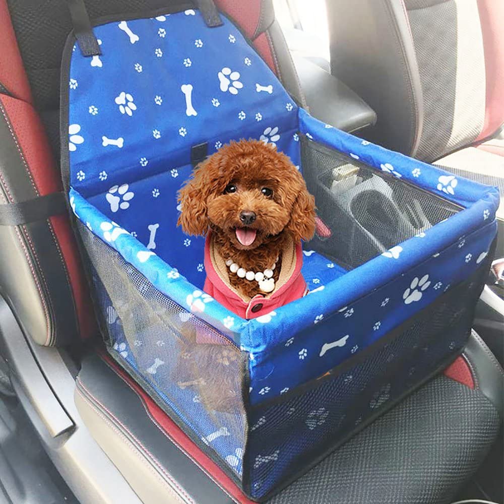  Roblue asiento de auxiliar de coche para perro funda impermeable para asiento de animales de tejido Oxford 40 * 32 * 25 cm 