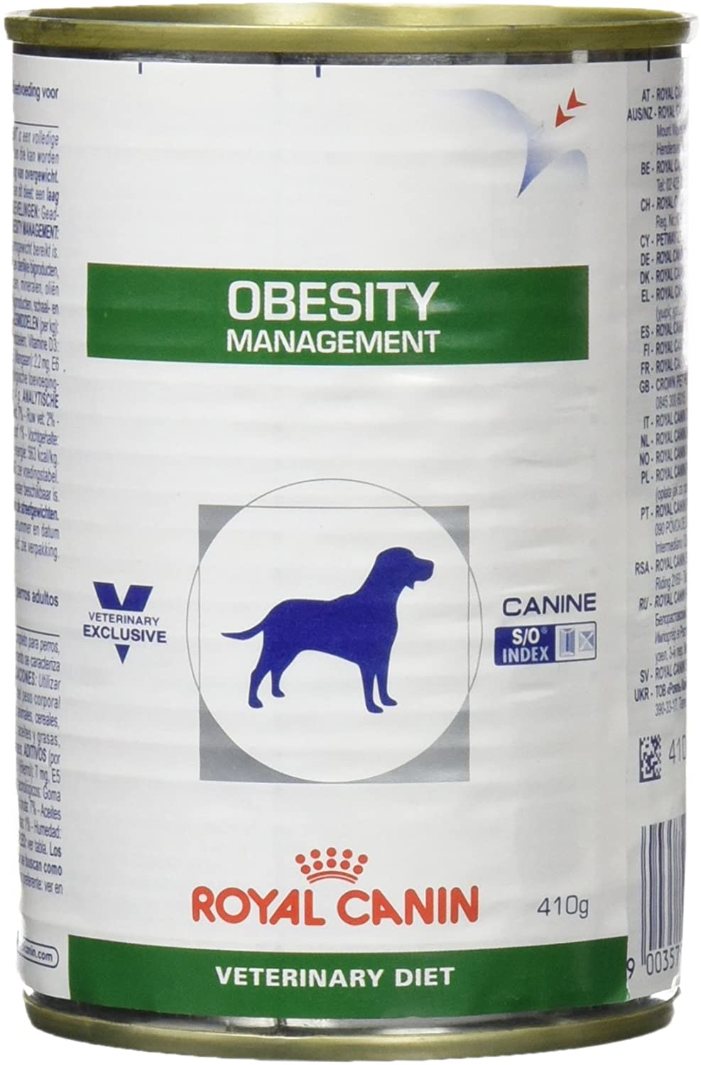 Royal Canin C-11397 - Alimento húmedo para perros (Diet Obesity) Dp34 - 410 gr , 1 unidad 