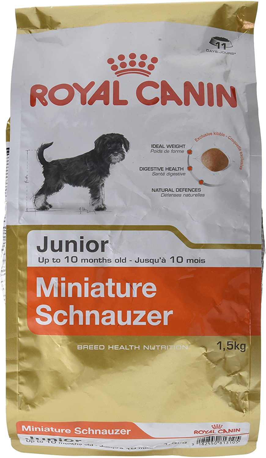  Royal Canin Comida para perros Schnauzer Mini Junior 1.5 Kg 