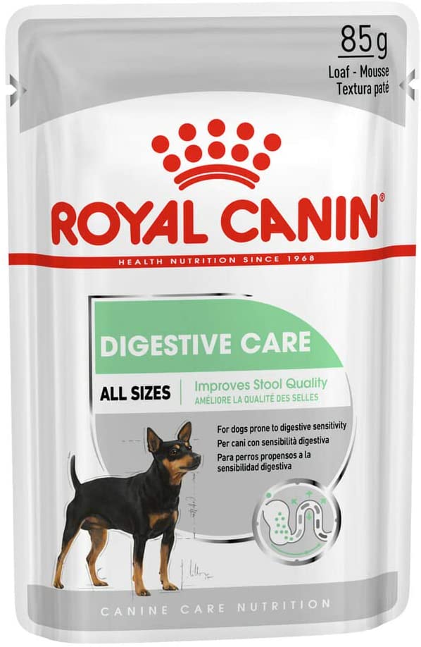  ROYAL CANIN Digestive Care Paté para Perros Comida Húmeda, Caja Completa 12 x Sobres 85 gr 