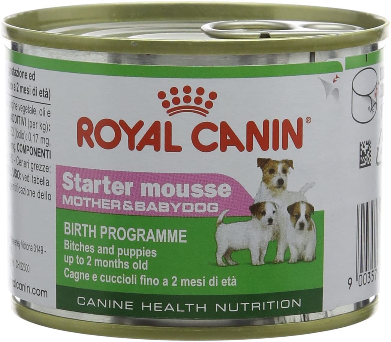  Royal Canin Starter Mousse, Comida para perros, 12x195 gr 