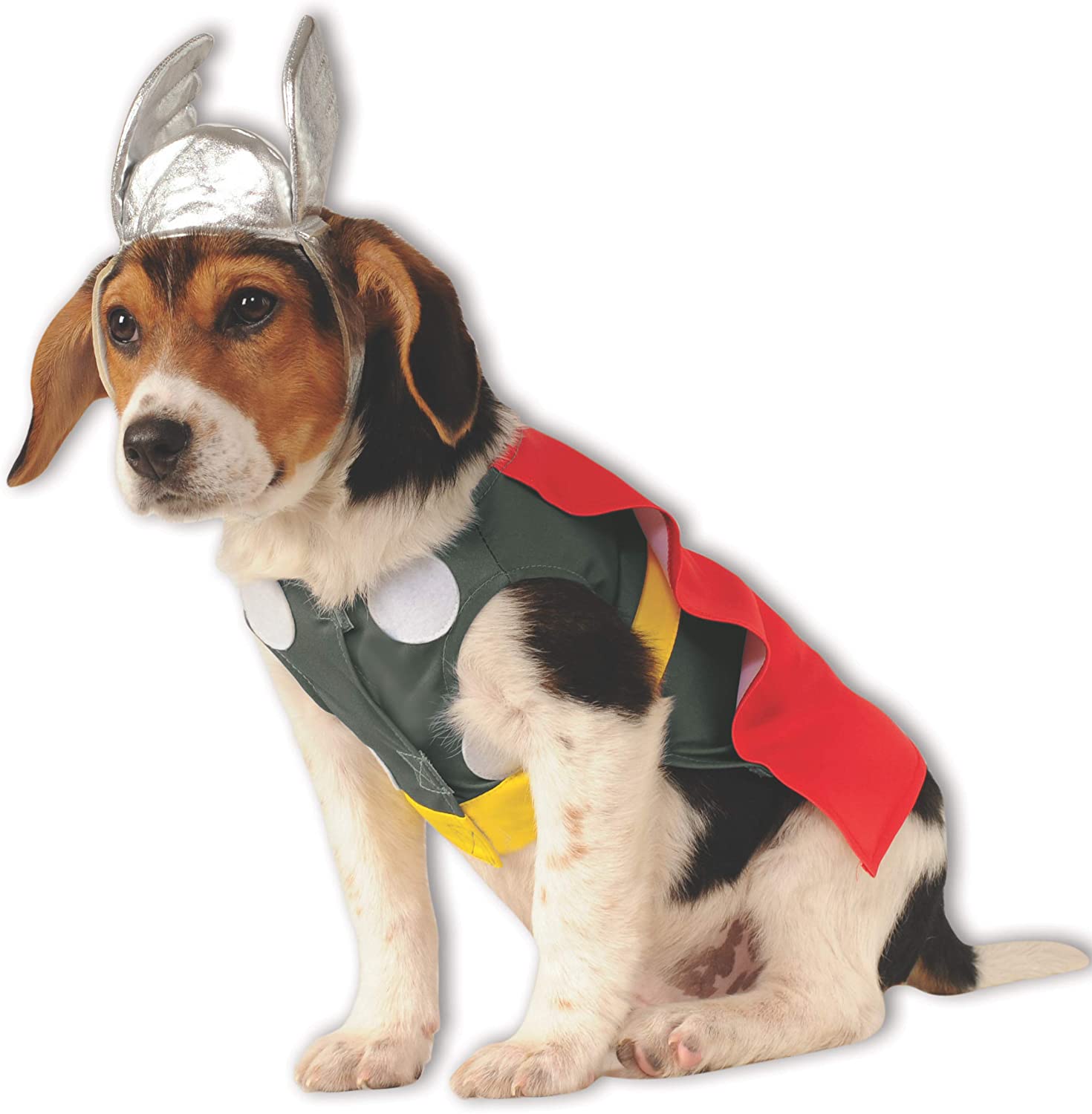  Rubies Thor Perro de Mascota Disfraz Super héroe Disfraz de cómic de los Animales Nuevas 