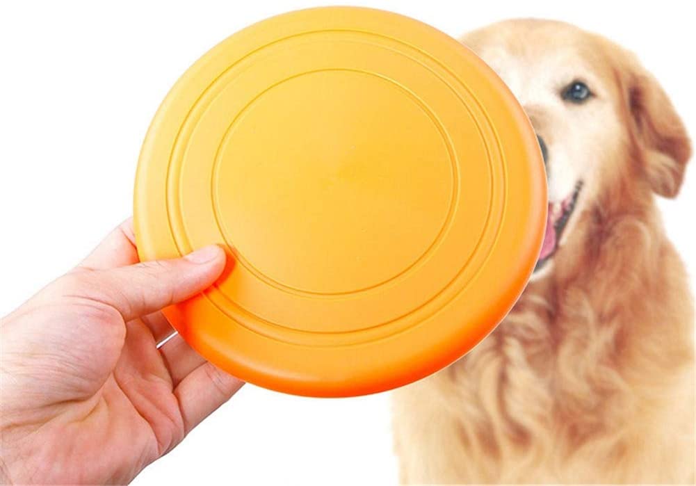  Ruikey perro de silicona de formación volador flotante Juguete disco de vuelo de dientes resistentes mascotas perro ejercicio y Fetch aviador juguete 