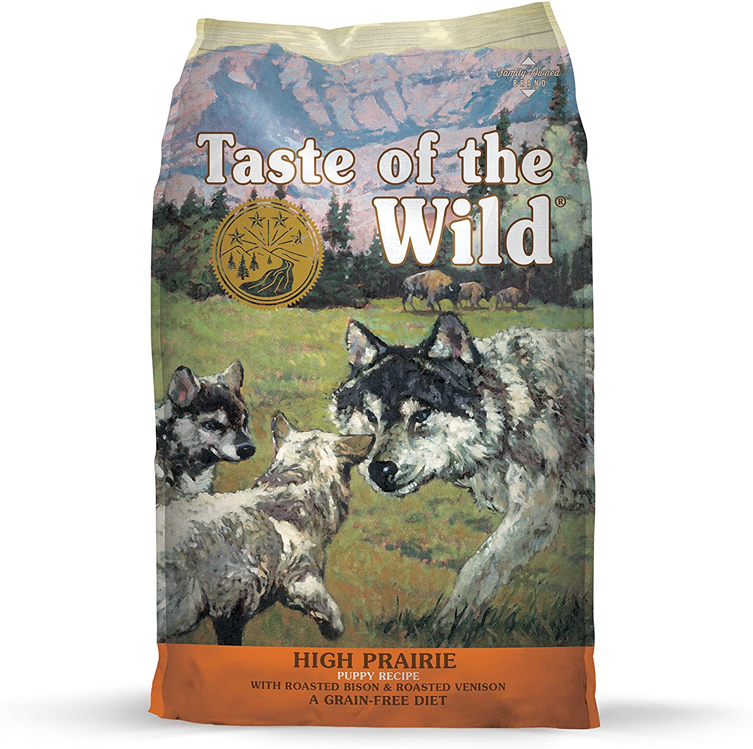  Sabor de la Wild Cachorro Alimentos Alta Tostado Carne de venado de Las praderas y Bison 6,8 kg 