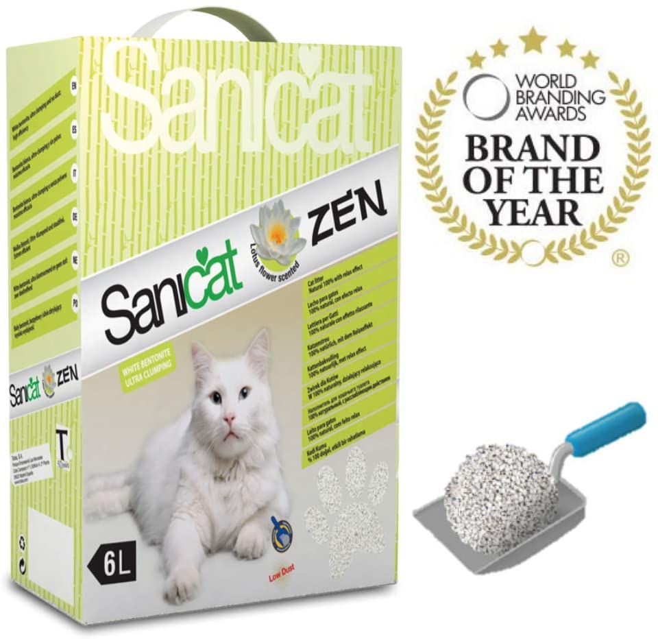 Sanicat Zen - Cat Litter, 6 Litros 