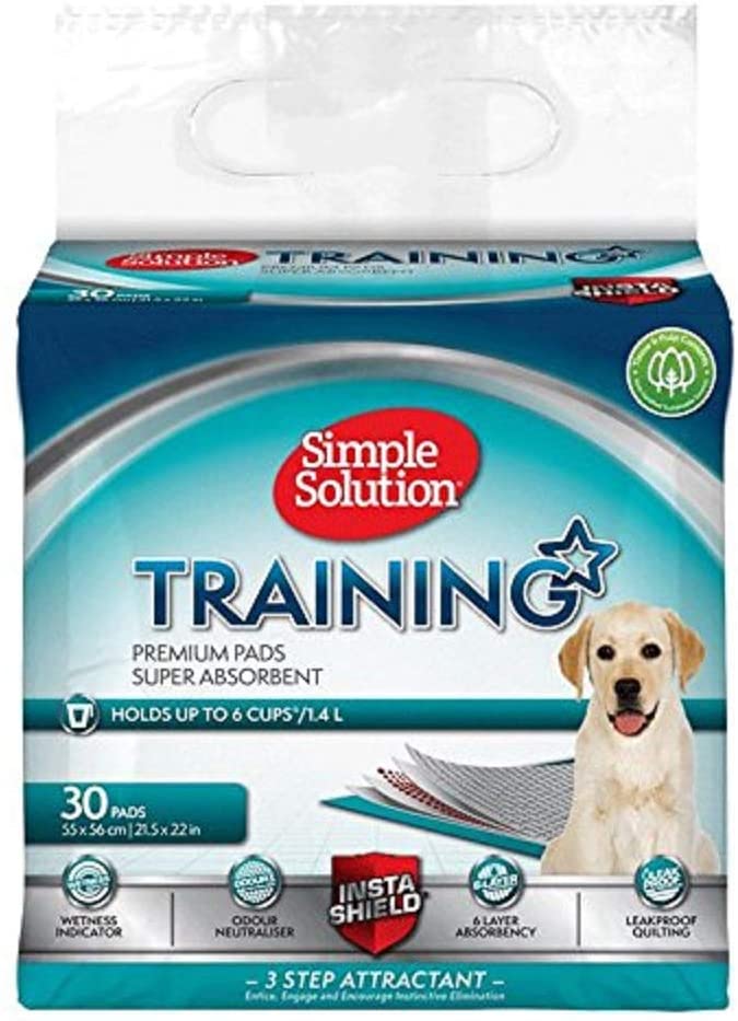  Simple Solution Almohadillas de Entrenamiento de Perro y Cachorro Premium (Pack de 30) 