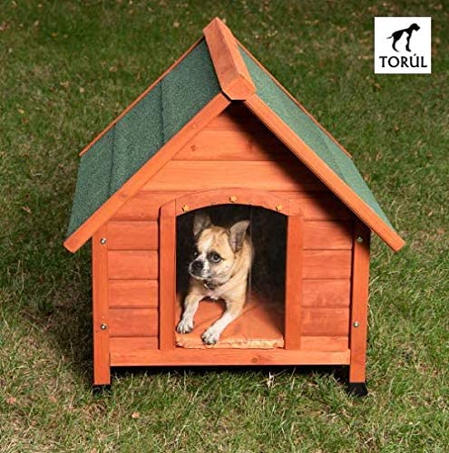  Spike Confort Torúl Set Caseta Puerta y Aislante para Mascotas Perros Gatos Talla M: 78 x 88 x 81 cm 