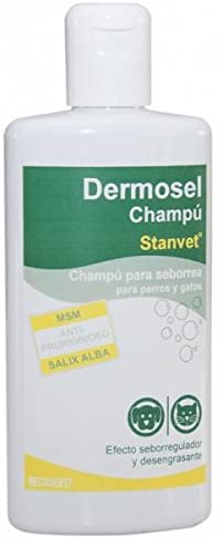  Stangest Dermosel - Champú para Perros y Gatos, 250 ml 