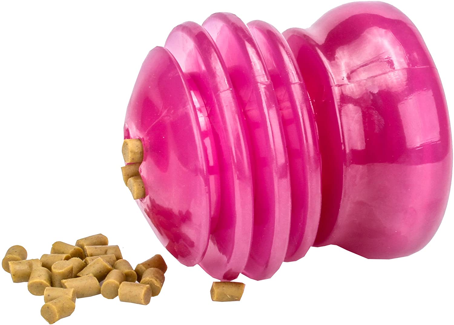  Tasty Prize - Juguete de goma para perros con diseño de goma, dispensador de grandes tratamientos y patucos, 10 cm x 13 cm 