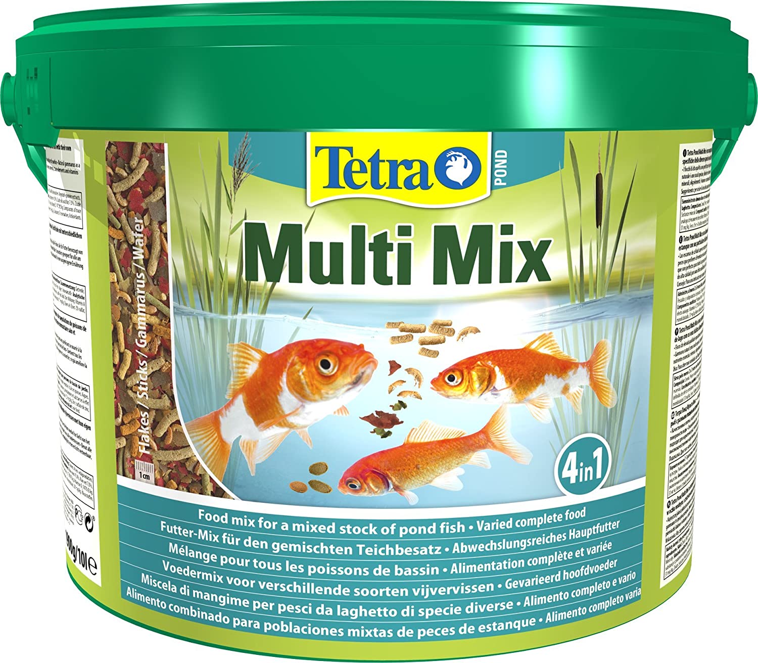  Tetra - Alimento multi-mix para peces de estanque 