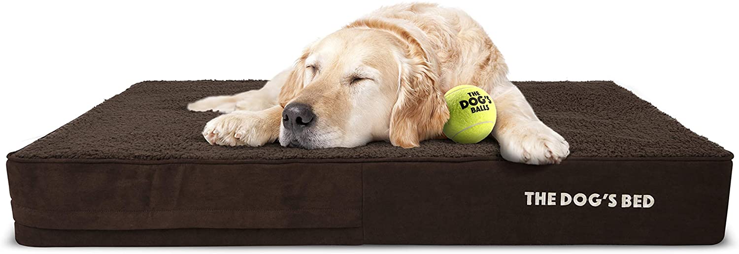  The Dog's Bed - Cama de perro ortopédica, impermeable, viscoelástica 