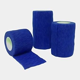  The Saddlery Shop HyHealth Sportwrap Vetwrap - Vendaje Deportivo (10 x 450 cm), Color Azul Brillante 