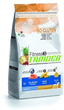  Trainer Natural TR. Fit.3 Adult M/M Salmon & Maize kg. 12.5 no Gluten 
