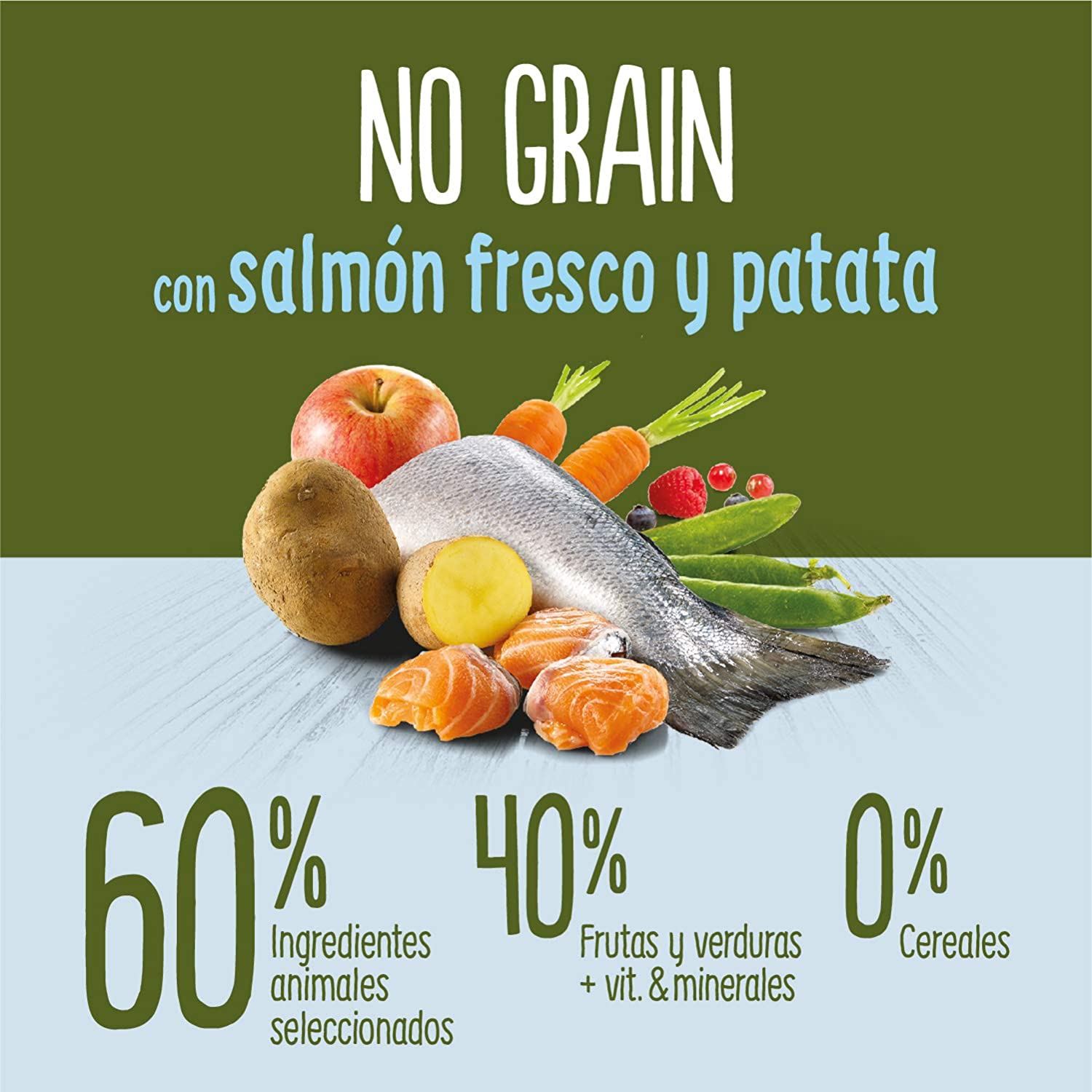  True Instinct No Grain Mini Adult - Pienso sin Cereales para Perros Adultos de Razas pequeñas con salmón - 7 kg 