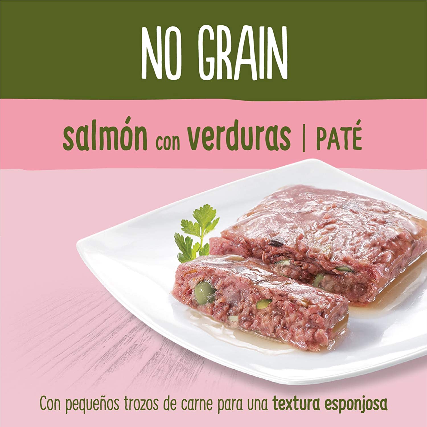  True Instinct No Grain Paté de Salmón con Verduras para Gatos 70 gr - Pack de 8 