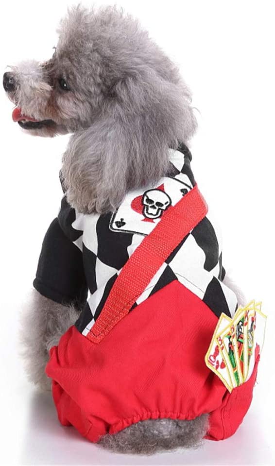  TUOTANG Mascotas para Navidad Ropa para Perros para Halloween Vestido de Calabaza Traje de Mago,Color 14,XL 