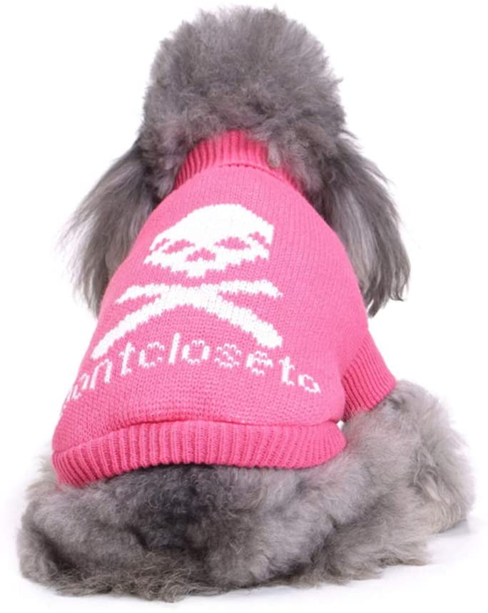  TUOTANG Ropa para Perros Disfraz de Navidad Suéter de Copo de Nieve Ropa para Mascotas de Halloween Jersey de Alce,Color 11,XL 