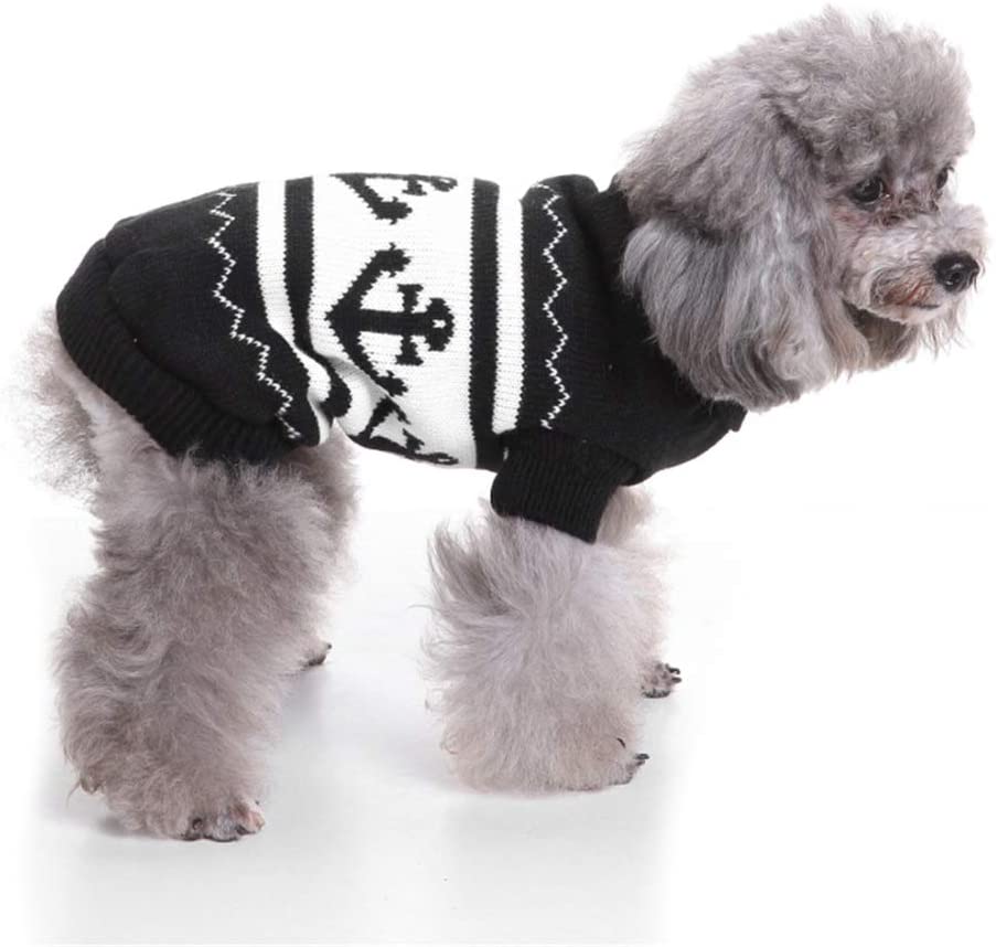  TUOTANG Suéter de Perro Suéter de Navidad para Mascotas Ropa para Mascotas de Cuello Alto de Punto Suéter Perro Suéter,Color 11,X-Large 