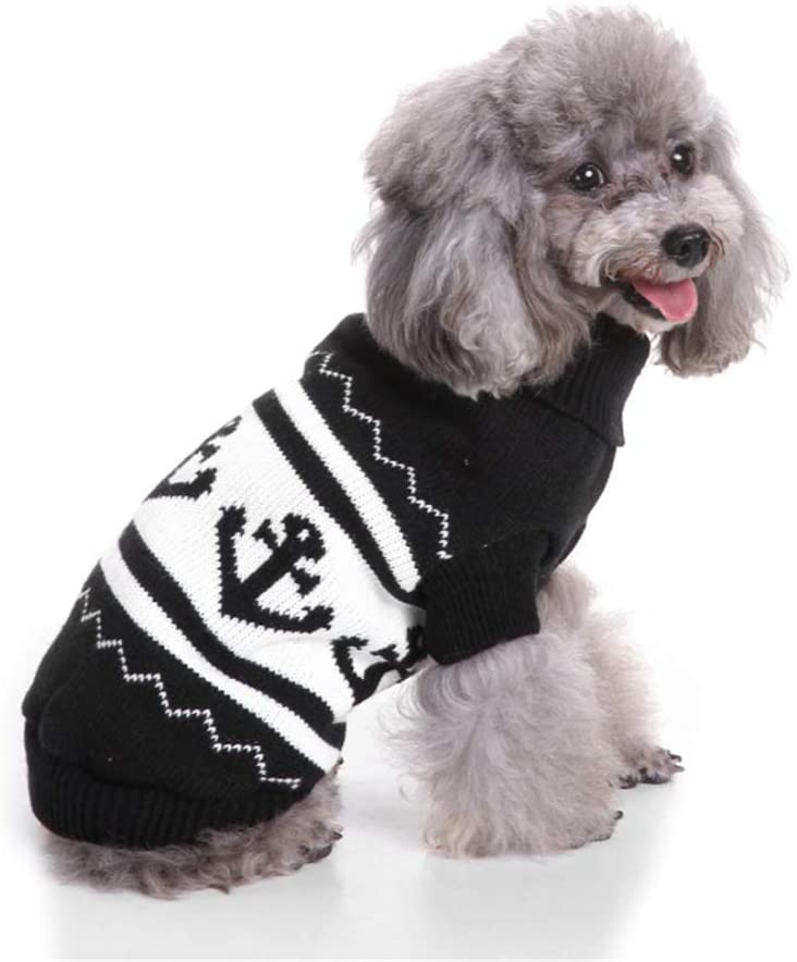  TUOTANG Suéter de Perro Suéter de Navidad para Mascotas Ropa para Mascotas de Cuello Alto de Punto Suéter Perro Suéter,Color 11,X-Large 