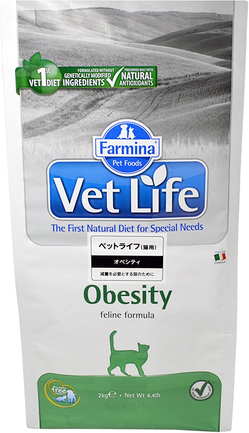  Vet Life obesity Cat, 1er Pack (1 x 2 kg) 