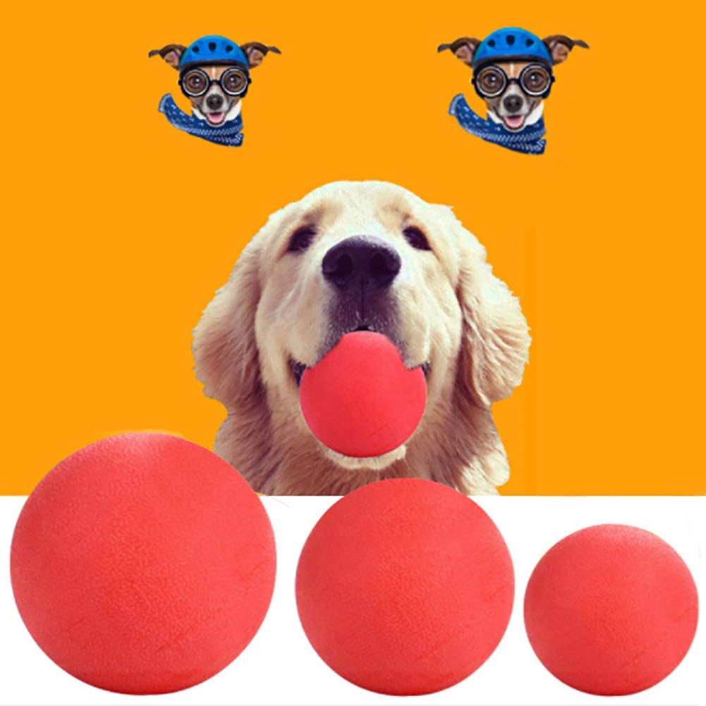  vitihipsy Bolas de Caucho sólido Pelota saltarina Resistente Indestructible Perro Entrenamiento Bola Mascota Juguete… (Style2, L) 
