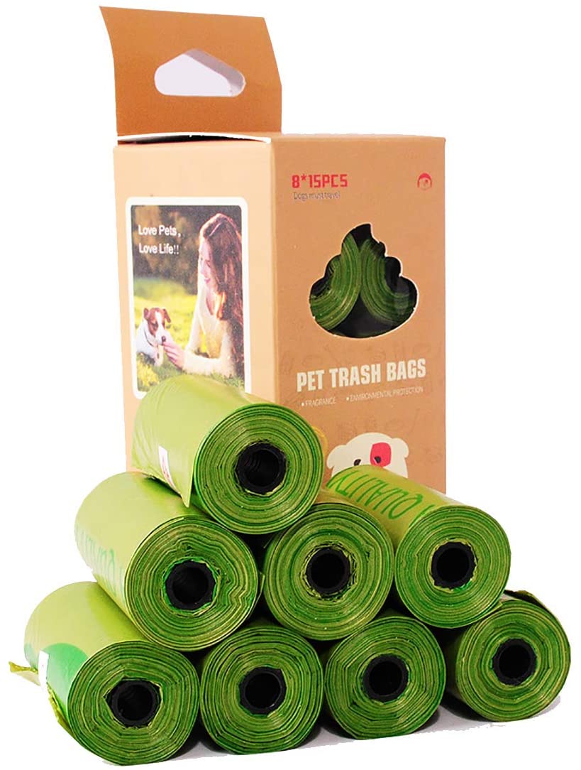  WGGLK 240 Bolsas De Aseo para Mascotas, Bolsas De Basura Biodegradables, Engrosamiento A Prueba De Fugas, Bolsas De Basura para Perros FáCiles De Transportar. 