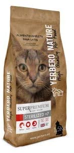  YERBERO Nature STERILIZED+7 Comida Superpremium para Gatos 1,5kg 