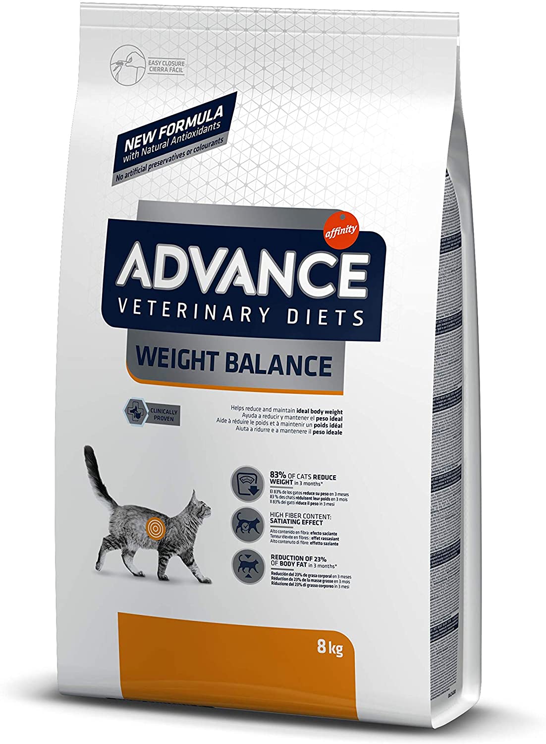  Advance Diets Weight Balance Pienso para Gato Adulto con Pollo - 8000 gr 