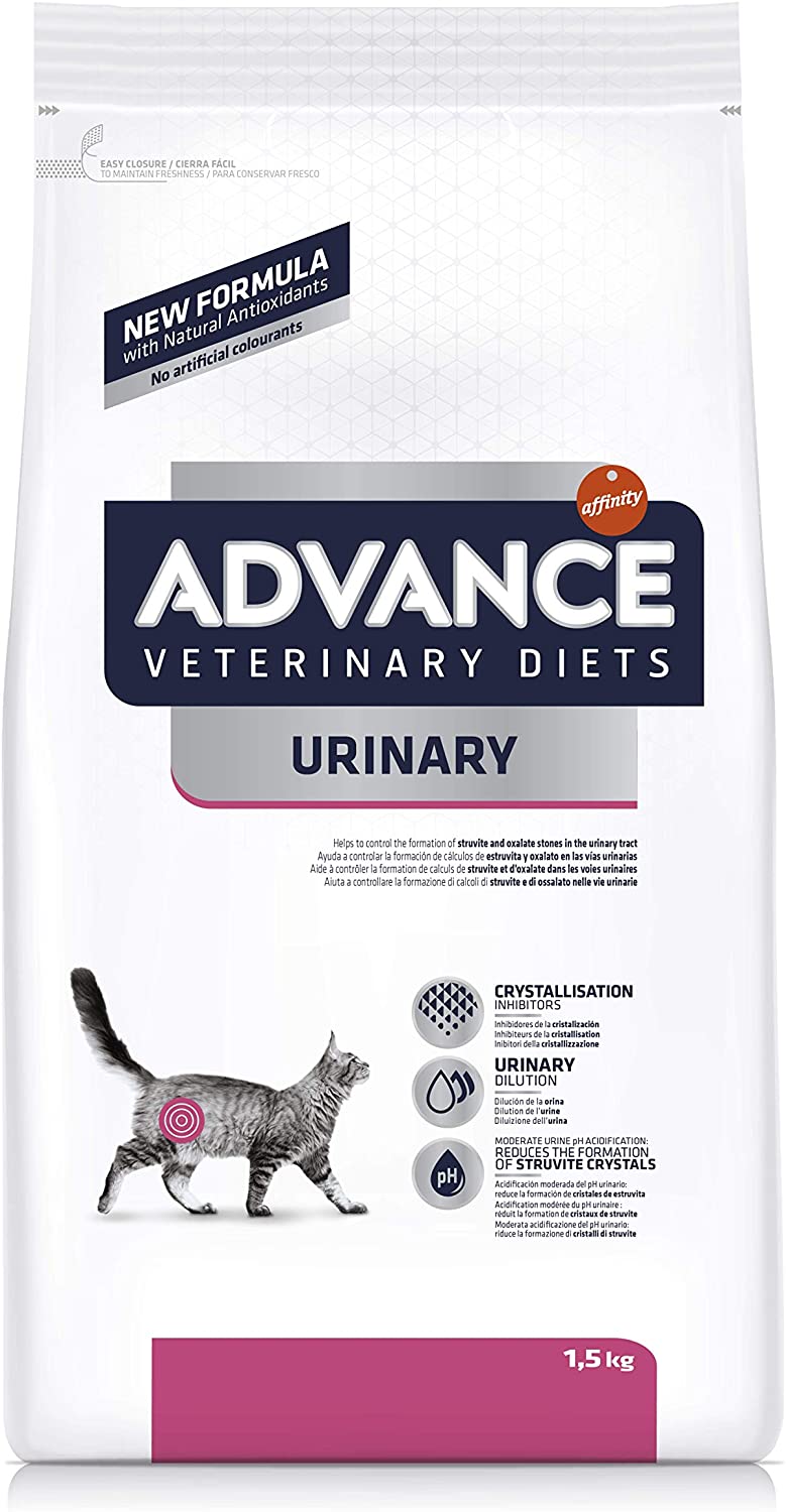  Advance Veterinary Diets pienso para Gatos trastornos Urinaires 1,5 kg – Pack de 8 