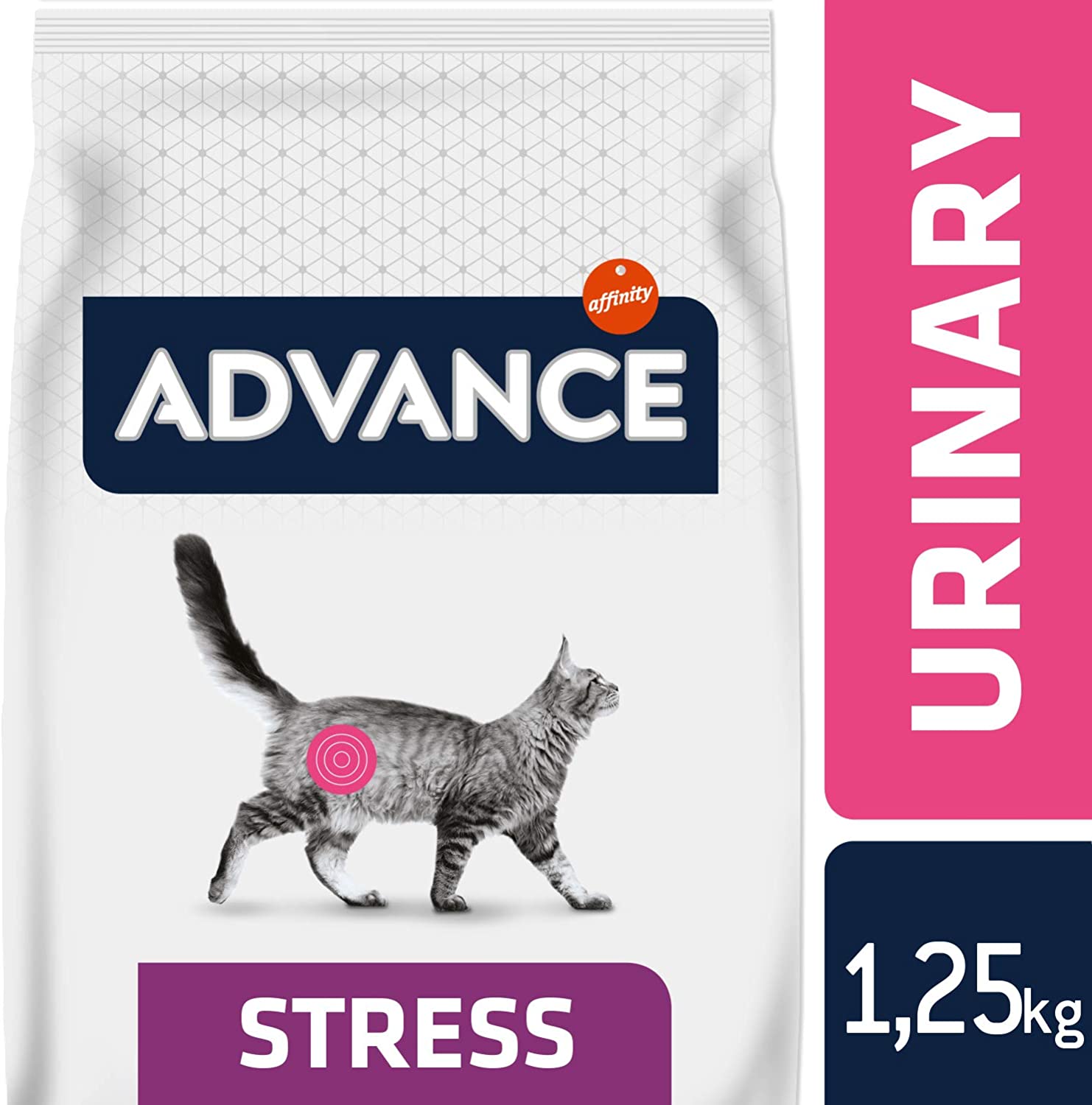  Advance Veterinary Diets Urinary Stress - Pienso para Gatos,1.25 kg 
